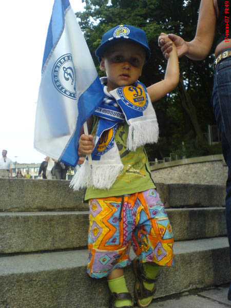 маленький болельщик